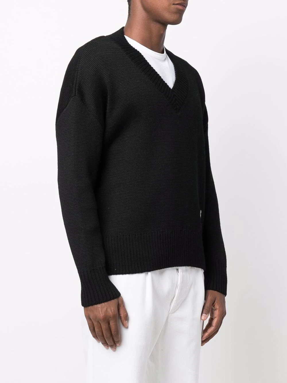 Soldes AMI Paris Manteau à simple boutonnage pulls femme 4 AMI Paris manteau à simple boutonnage