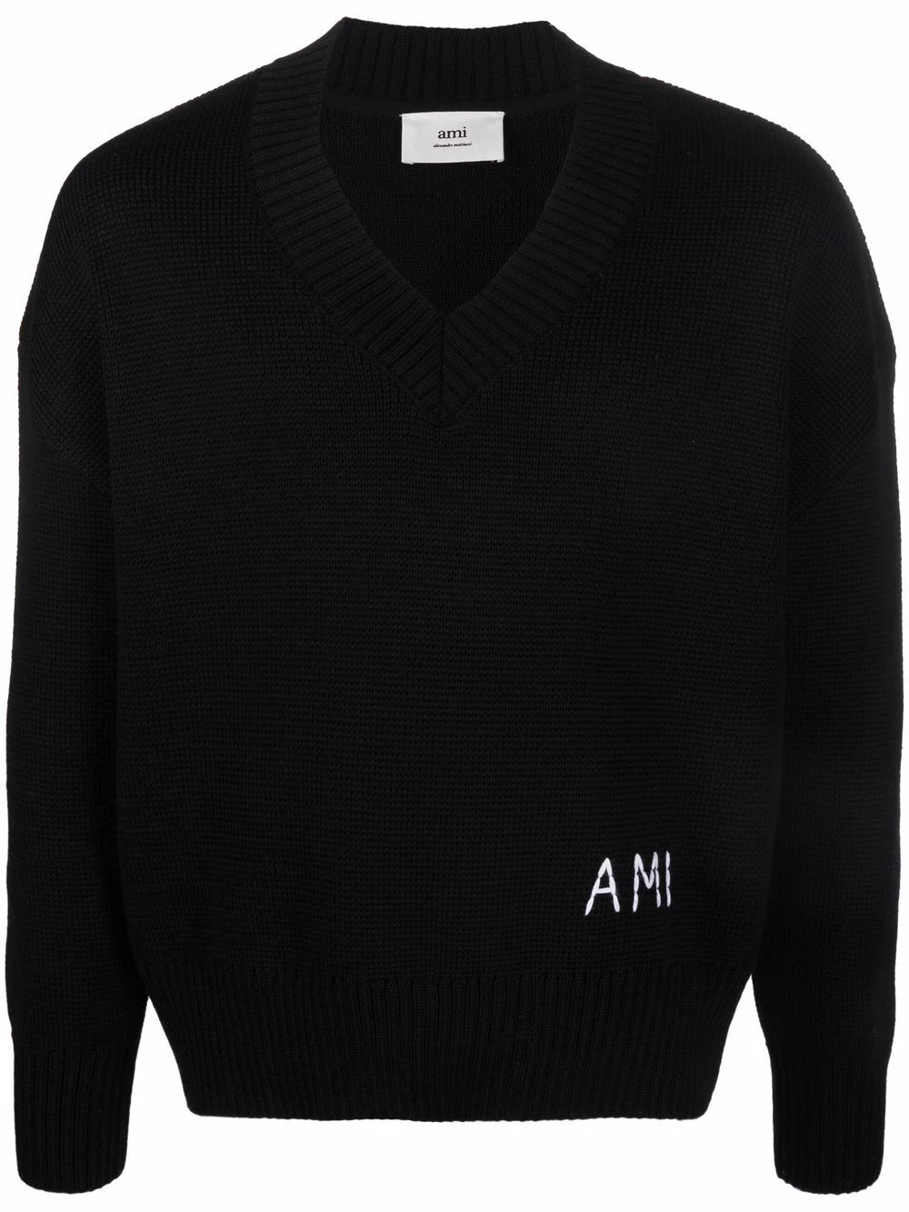 Soldes AMI Paris Manteau à simple boutonnage pulls femme 1 AMI Paris manteau à simple boutonnage