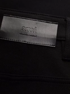 AMI Paris pantalon ample à patch logo