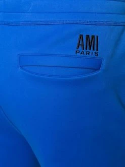 AMI Paris pantalon de jogging à logo brodé