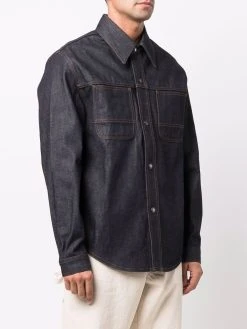 AMI Paris chemise en jean à poches poitrine