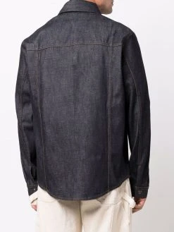 AMI Paris chemise en jean à poches poitrine