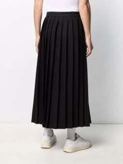 AMI Paris jupe longue plissée