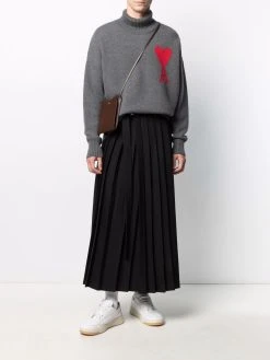 AMI Paris jupe longue plissée