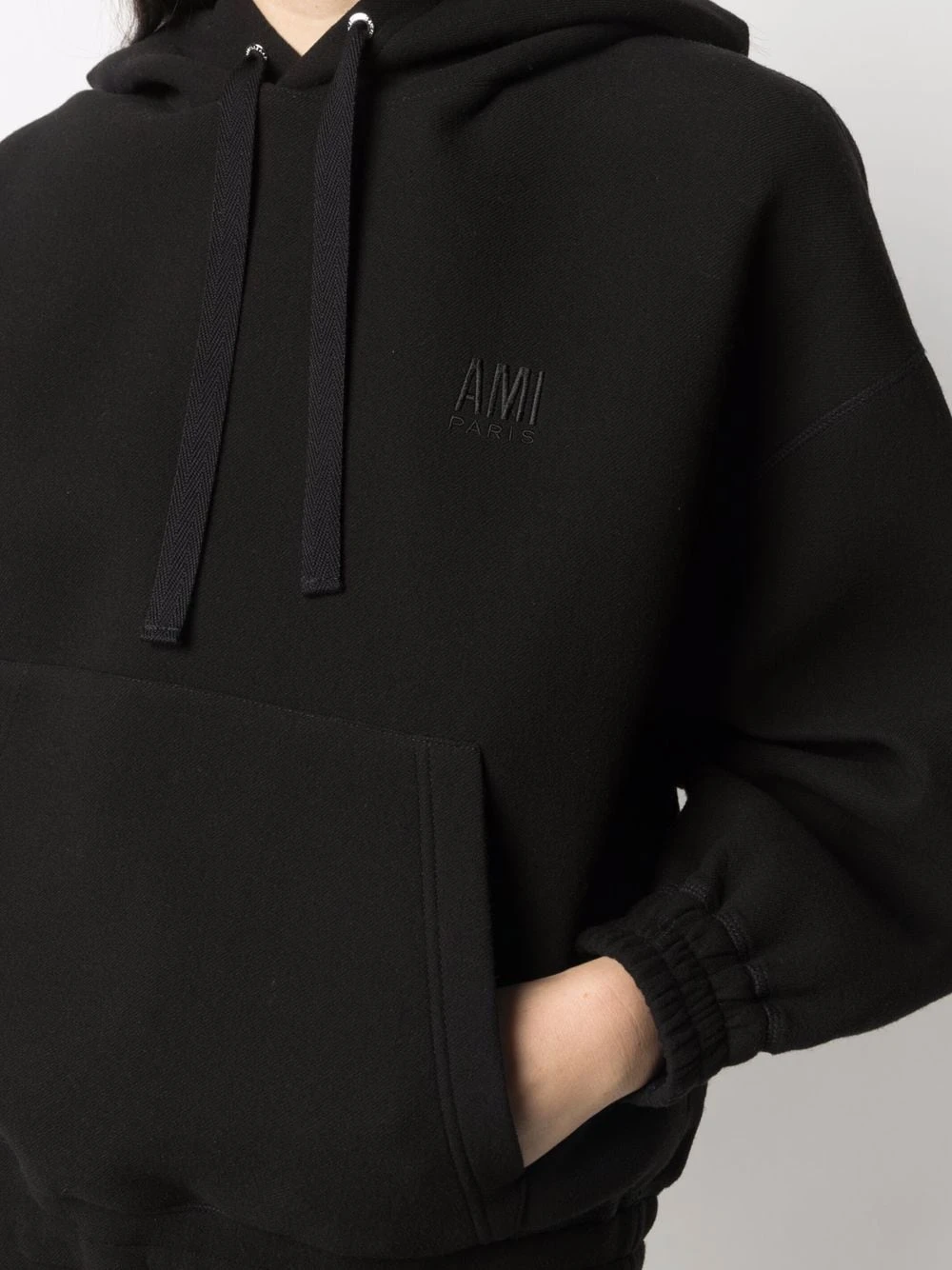 AMI Paris Hoodie à logo brodé Réduction hoodies femme 5 AMI Paris hoodie à logo brodé