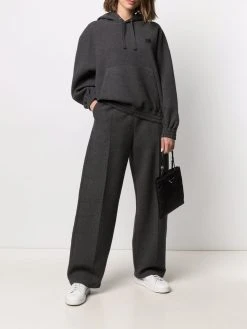 AMI Paris hoodie à logo brodé