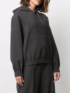 AMI Paris hoodie à logo brodé