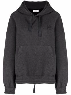 AMI Paris hoodie à logo brodé