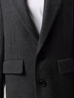 AMI Paris Manteau à chevrons Prix Malin manteaux à simple boutonnage femme 11 AMI Paris manteau à chevrons