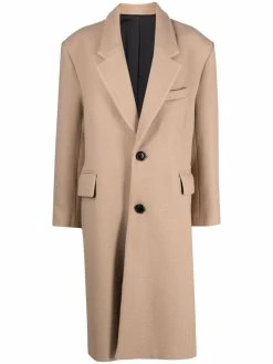 AMI Paris manteau à simple boutonnage