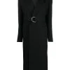 AMI Paris manteau long à taille ceinturée