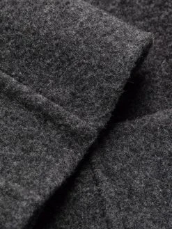 AMI Paris manteau mi-long à simple boutonnage