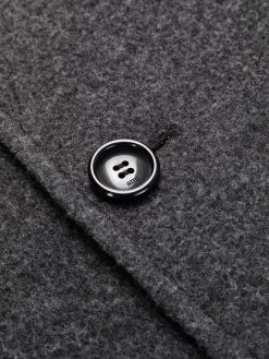 AMI Paris manteau mi-long à simple boutonnage