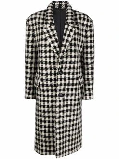 AMI Paris manteau oversize à motif pied-de-poule