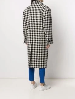 AMI Paris manteau oversize à motif pied-de-poule
