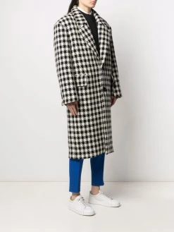 AMI Paris manteau oversize à motif pied-de-poule