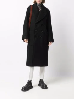 AMI Paris manteau oversize à boutonnière croisée