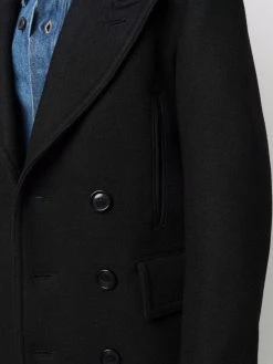 AMI Paris manteau cintré à boutonnière croisée