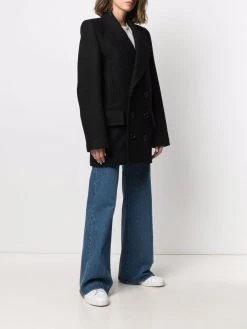 AMI Paris manteau cintré à boutonnière croisée