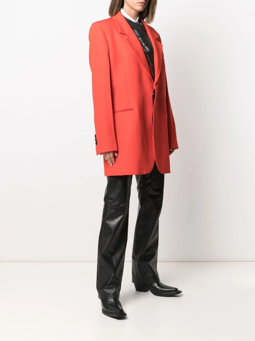 Prix Dégriffé AMI Paris Blazer cintré à simple boutonnage blazers femme 3 AMI Paris blazer cintré à simple boutonnage