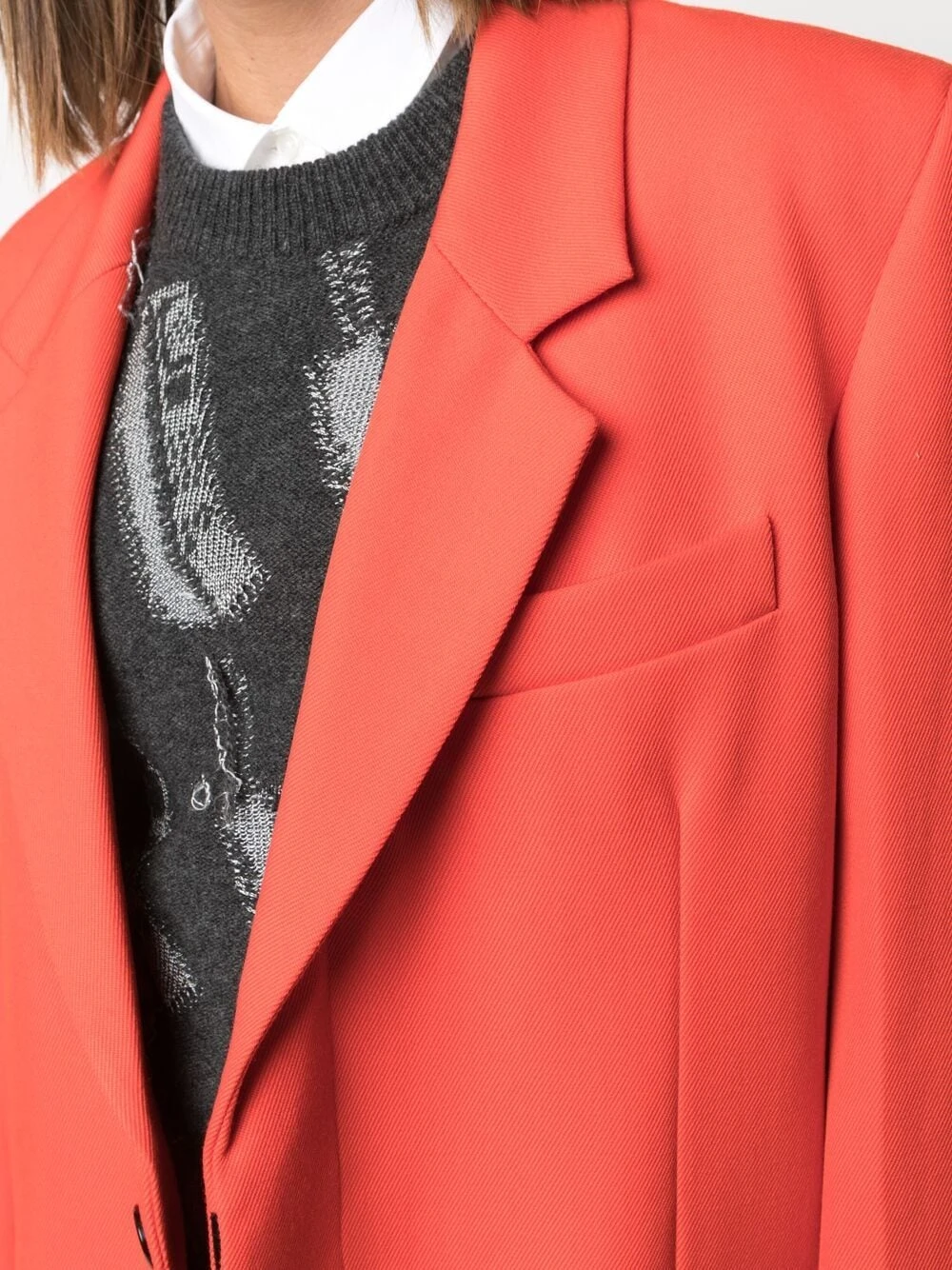 Prix Dégriffé AMI Paris Blazer cintré à simple boutonnage blazers femme 5 AMI Paris blazer cintré à simple boutonnage