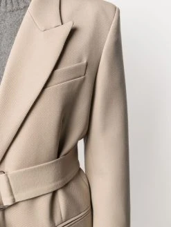 AMI Paris Promos Manteau long à taille ceinturée trenchs & imperméables femme 11 AMI Paris manteau long à taille ceinturée