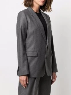AMI Paris blazer en laine à simple boutonnage