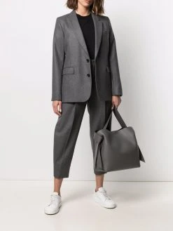 AMI Paris blazer en laine à simple boutonnage