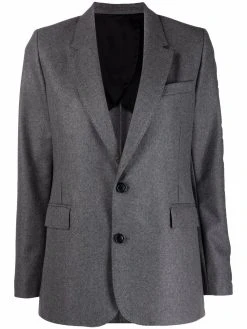 AMI Paris blazer en laine à simple boutonnage