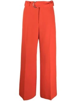 AMI Paris pantalon ample à taille ceinturée