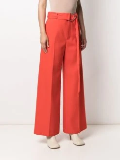 AMI Paris Meilleur Prix Garanti Pantalon ample à taille ceinturée pantalons de costume femme 9 AMI Paris pantalon ample à taille ceinturée