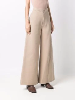 AMI Paris En promotion Pantalon de costume à coupe ample pantalons évasés femme 9 AMI Paris pantalon de costume à coupe ample