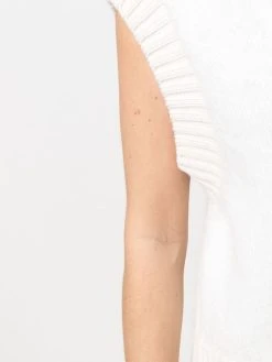 AMI Paris haut en maille à design sans manches