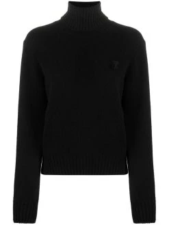 AMI Paris pull Ami de cœur à col roulé