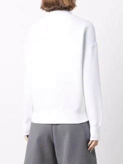 AMI Paris sweat Ami de Coeur à détails en dentelle