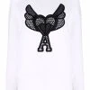 AMI Paris sweat Ami de Coeur à détails en dentelle