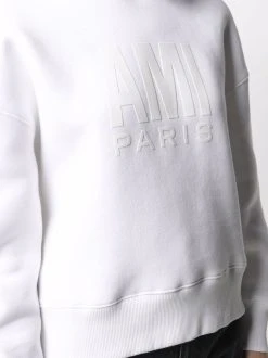 AMI Paris hoodie à lien de resserrage