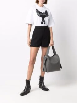 AMI Paris sweat Ami de Cœur à détail en dentelle