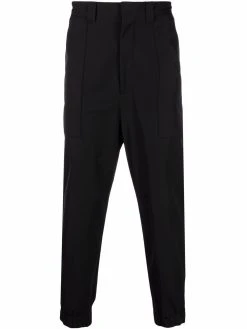 Pas Cher AMI Paris Pantalon à chevilles élastiquées pantalons droits homme 13 AMI Paris pantalon à chevilles élastiquées