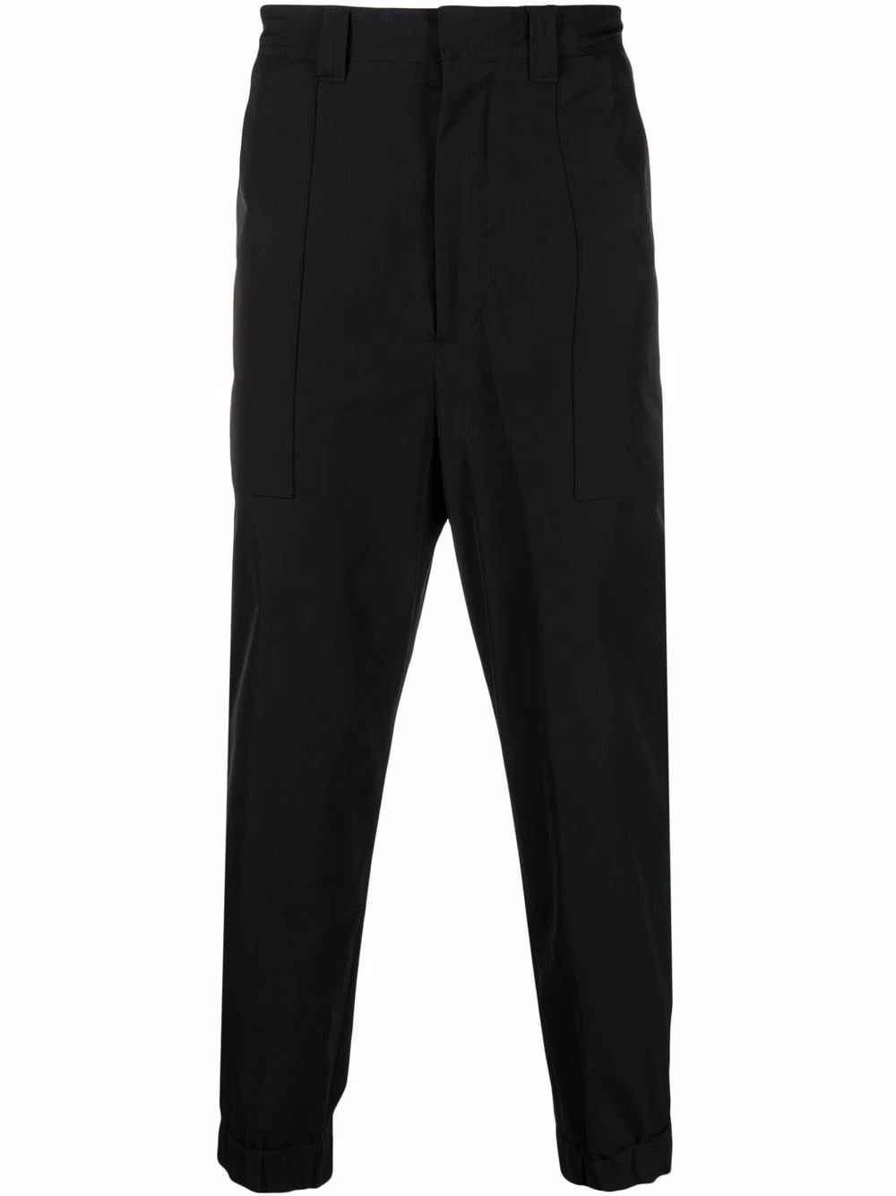 Pas Cher AMI Paris Pantalon à chevilles élastiquées pantalons droits homme 7 AMI Paris pantalon à chevilles élastiquées