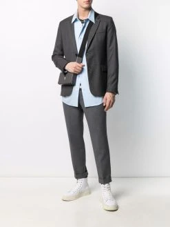 AMI Paris chemise longue à poche poitrine