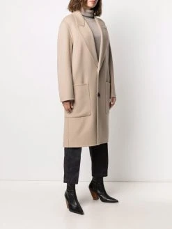 AMI Paris manteau à simple boutonnage