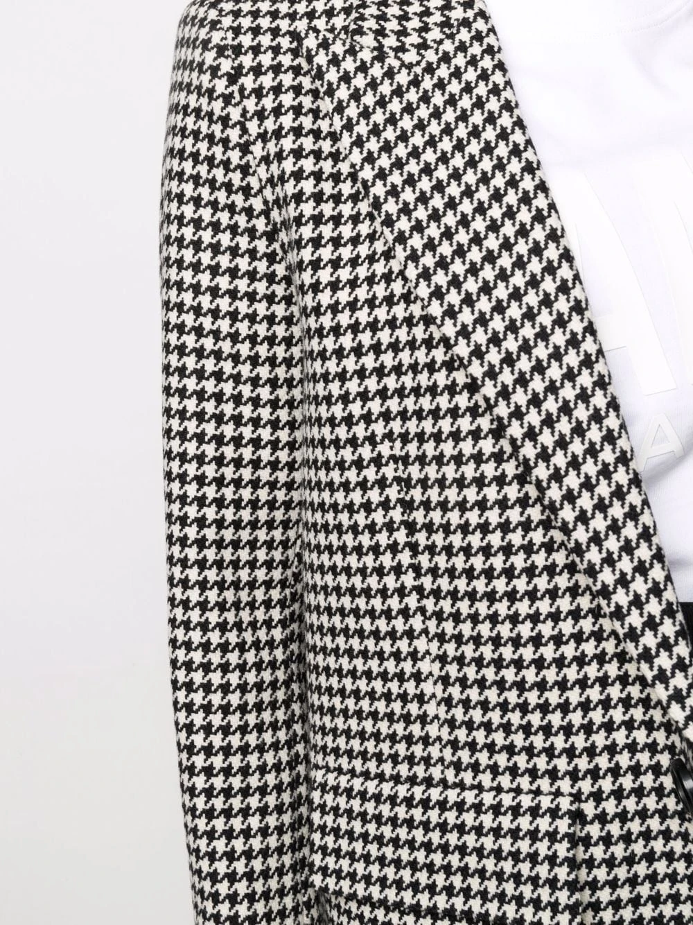 AMI Paris Manteau à motif pied de poule Promos manteaux à simple boutonnage femme 5 AMI Paris manteau à motif pied-de-poule