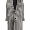 AMI Paris manteau à motif pied-de-poule