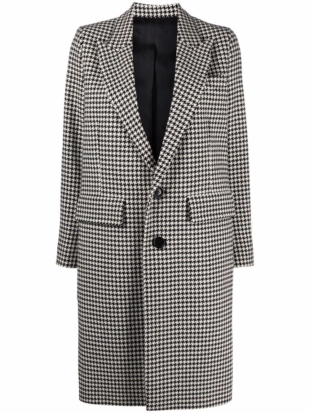 AMI Paris Manteau à motif pied de poule Promos manteaux à simple boutonnage femme 1 AMI Paris manteau à motif pied-de-poule