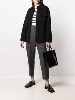 AMI Paris pantalon court à taille haute