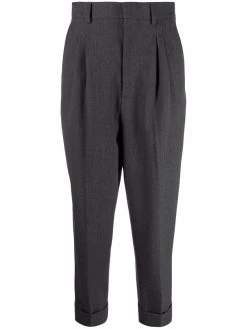 AMI Paris pantalon court à taille haute