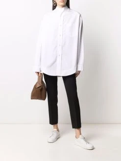 AMI Paris chemise à col officier