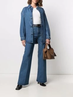 Prix Jamais Vus AMI Paris Jean évasé à taille haute jeans évasés femme 8 AMI Paris jean évasé à taille haute