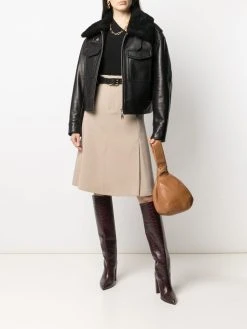 AMI Paris jupe trapèze à taille haute